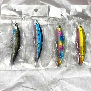 人気カラー４点セット❣️ 青物　ヒラメ　ルアー　カラフル