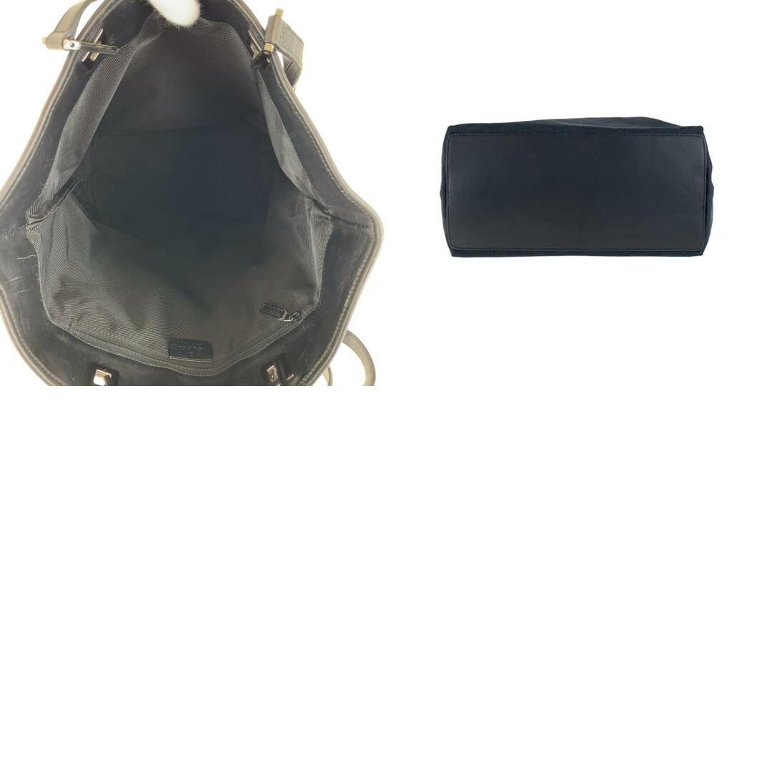 美品 グッチ キャンバス×レザー ショルダー バッグ シルバー金具 ブラック. GUCCI - 美品 GUCCI グッチ ブラック 黒 シルバー金具 GG