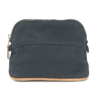 エルメス(HERMES)のエルメス HERMES ポーチ ボリードポーチ15 キャンバス ブラック ユニセックス 送料無料【中古】 r10664a(ポーチ)