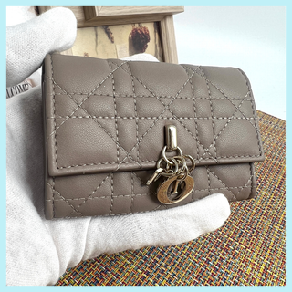 クリスチャンディオール(Christian Dior)の✨極美品✨ミスディオール グリシーヌウォレット 二つ折り　コンパクトウォレット(財布)