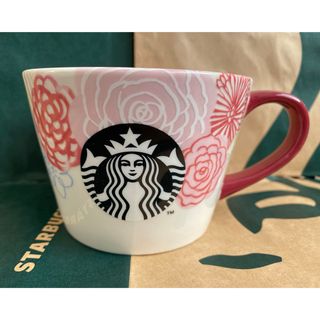 スターバックス(Starbucks)のスターバックス　マグガーデン237ml スタバ　母の日　花柄　薔薇　マグカップ(グラス/カップ)