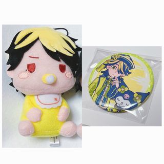東京リベンジャーズ 羽宮一虎 ベイビーマスコットぬいぐるみ サンリオ 缶バッジ