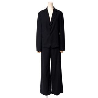 パンツスーツ サイズジャケット:3/パンツ:2 製品染め テーラードジャケット スラックス パンツ ブランド古着【中古】20250731/RA5682(スーツ)