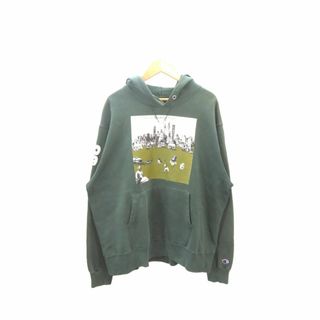DENIM TEARS HISSING OF SUMMER HOODIE サイズL