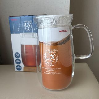 レンジでかんたん麦茶ポット むぎちゃん 1000ml XMP-1000-W(1個