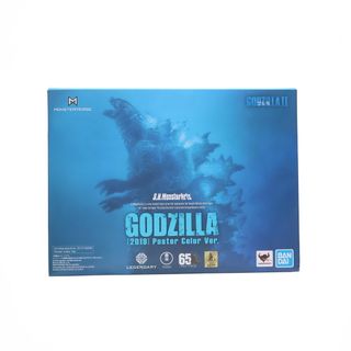 ポスター(POSTAR)の(フィギュア単品) S.H.MonsterArts(モンスターアーツ) ゴジラ(2019) ポスターカラーver. Blu-ray ゴジラ キング・オブ・モンスターズ 完全数量限定生産4枚組 同梱品 完成品 可動フィギュア バンダイスピリッツ(特撮)