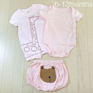 ギャップ(GAP)のベビー服3点セット　70cm(ロンパース)