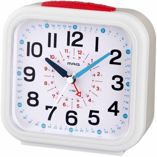 【数量限定】MAG(マグ) 目覚まし時計 置き時計 知育時計 子供 勉強 時計の