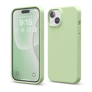 【色:パステルグリーン】【elago】 iPhone15 対応 ケース 耐衝撃 