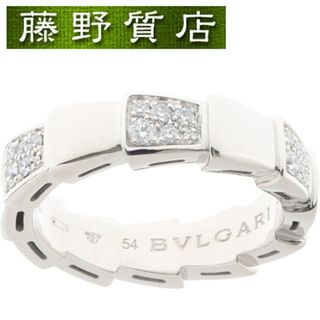 ブルガリ(BVLGARI)の（新品仕上げ済）ブルガリ BVLGARI セルペンティ ヴァイパー ダイヤ リング 353421 K18 WG ホワイト ゴールド ダイヤモンド ＃54 約 13.5号 2022年 証明書 中古 指輪 ring ブルガリセルペンティ セルペンティリング ブルガリリング ブルガリ指輪 ブルガリリング中古 8522(リング(指輪))