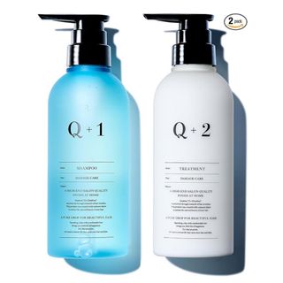 シャンプー　トリートメント　Q +2 美容室専売品　新品　ダメージケア　アミノ酸(シャンプー/コンディショナーセット)
