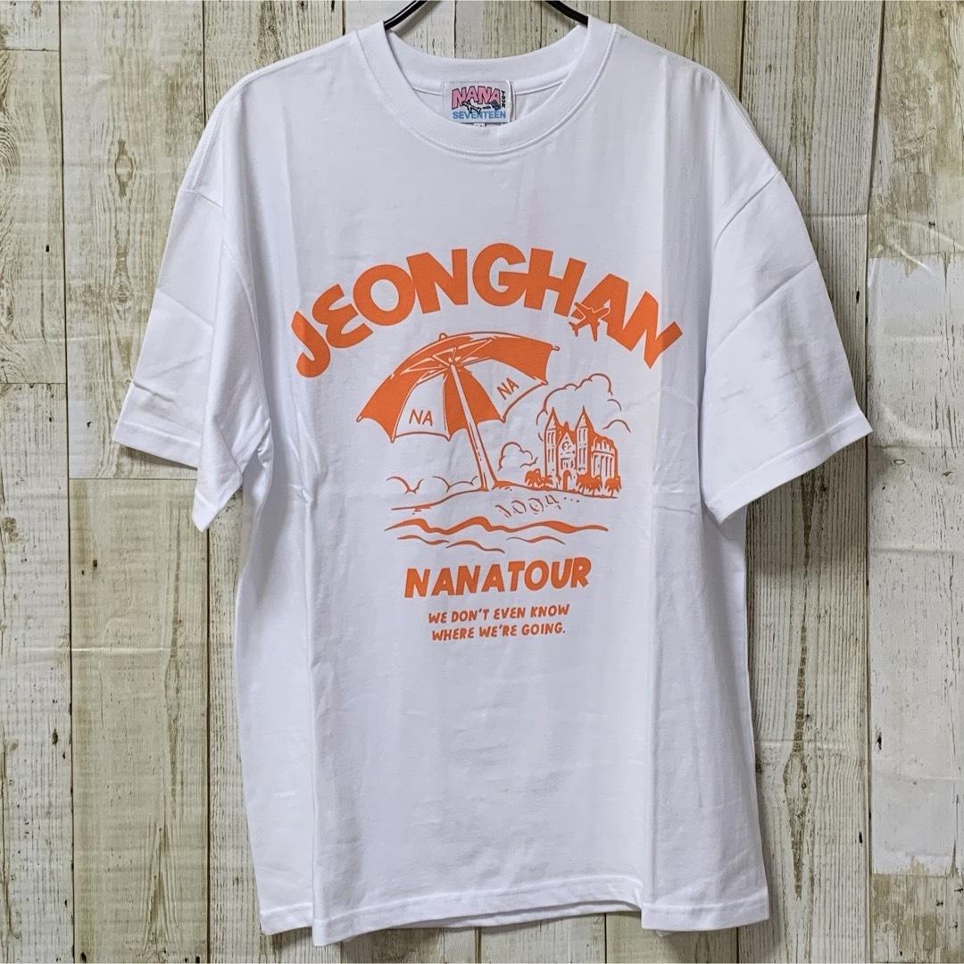 【新品未使用】NANATOUR Tシャツ JEONGHAN Mサイズ SEVENTEEN - 新品 NANATOUR jeonghan seventeen Tシャツ Mの通販