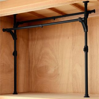 山善(YAMAZEN) 押し入れ ハンガーラック 【全体耐荷重60㎏】 伸縮 (