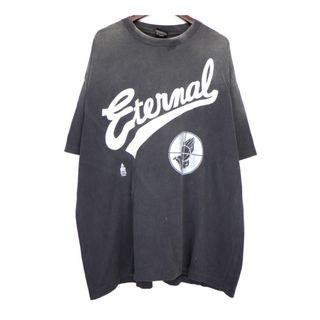 セントマイケル SAINT MICHAEL × パブリック エネミー PUBLIC ENEMY 24AW 【 PE SS TEE SNT ENEMY SM YS1 0000 C18 】 ヴィンテージ 加工 プリント 半袖 Tシャツ　h4976