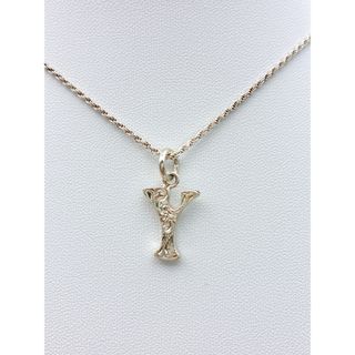 silver925/シルバー925　ネックレス/ペンダント　Yイニシャル　ロープチェーン　ロングネックレス　メンズ/レディース　シルバーアクセサリー　SH344