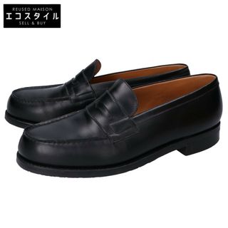 ジェーエムウエストン(J.M. WESTON)のジェイエムウエストン 【美品】180 シグニチャーローファー ブラックボックスカーフ ラバーソール 6/D(ドレス/ビジネス)