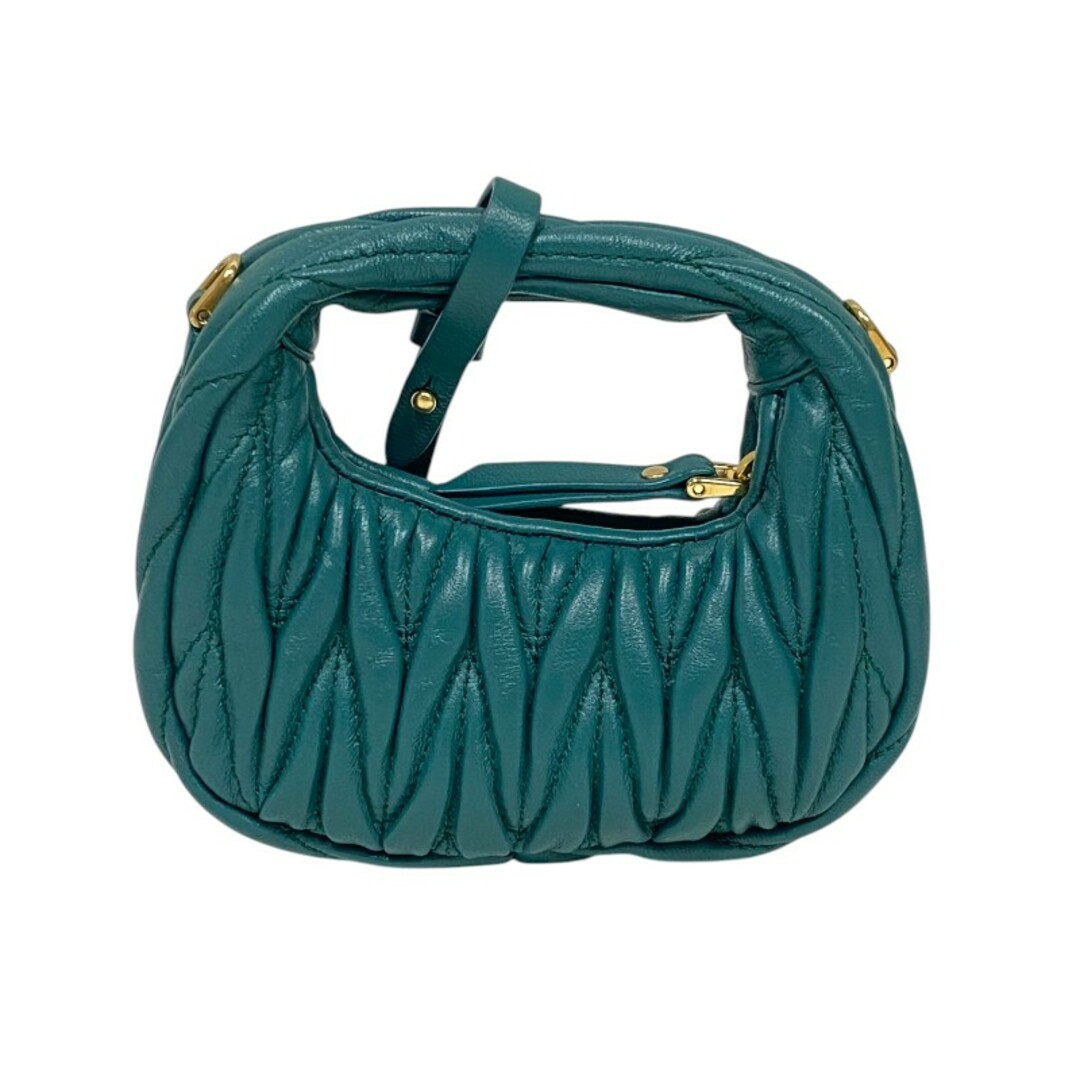 ★国内発送 MIUMIU BORSA ラムレザー バッグ MIU MIU - ミュウミュウ miu miu ワンダーマテラッセレザー