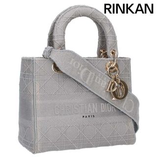 クリスチャンディオール(Christian Dior)のクリスチャンディオール  M0565OREY レディディオール D-LITE ミディアム カナージュ キャンバスハンドバッグ レディース(ハンドバッグ)