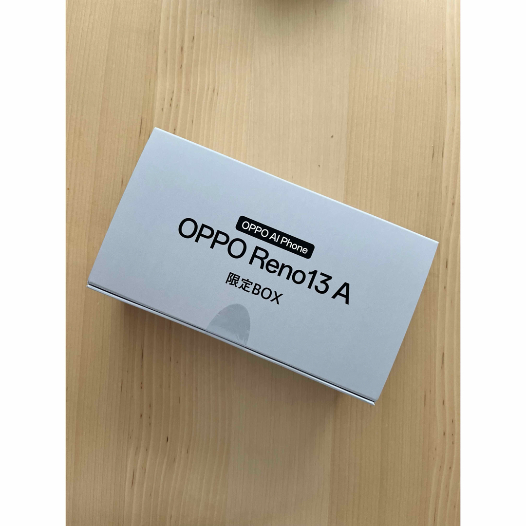 み*と様 ① 【未開封】OPPO Reno 13A 限定BOX チャコールグレー OPPO - 新品未開封 oppo Reno 13A 限定BOX チャコールグレー の