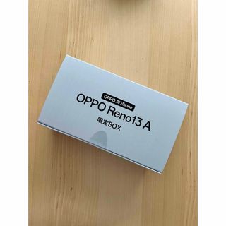 オッポ(OPPO)の新品未開封　oppo Reno 13A 限定BOX チャコールグレー　(スマートフォン本体)