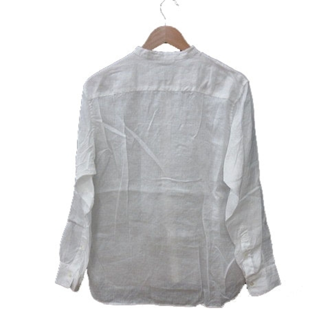 シップスSHIPSバンドカラーリネンシャツ麻100% SHIPS - シップス SHIPS シャツ バンドカラー 麻 リネン 長袖 M