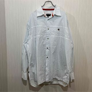 ロカウェア(Rocawear)のROCA WEAR ロカウェア 3XL ストリートホワイト 小花柄 長袖シャツ(シャツ)