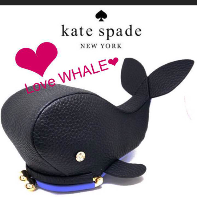 ♡ケイトスペード♡KATE SPADE♡コインケース くじら WHALE-