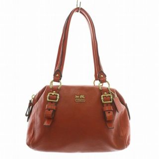 コーチ(COACH)のコーチ COACH ハンドバッグ トート ミニ レザー ロゴ ゴールド金具 赤(ハンドバッグ)