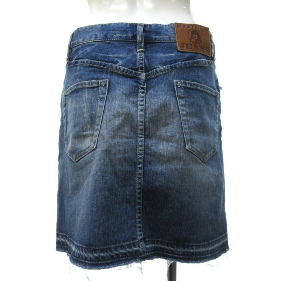 希少 ヒステリックグラマー デニムスカート スタッズ XSサイズ HYSTERIC GLAMOUR - ヒステリックグラマー JEANS デニムスカート