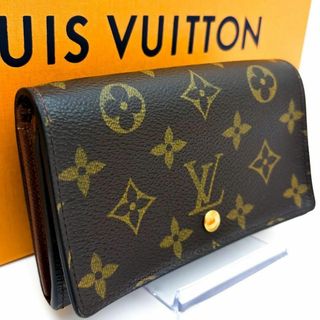 ルイヴィトン(LOUIS VUITTON)の【美品】ルイヴィトン モノグラム ポルトモネビエ トレゾール 二つ折り財布(財布)