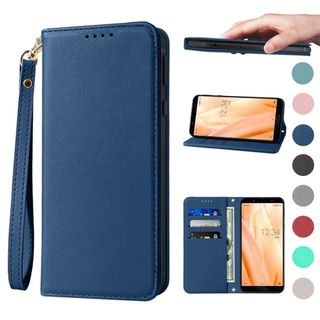 【在庫セール】Sense3 ケース 手帳型 高質PUレザー AQUOS Sens