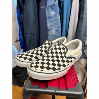 ヴァンズ(VANS)のVANS SLIP ON バンズ スリッポン ブロックチェック 27〜27.5(スニーカー)