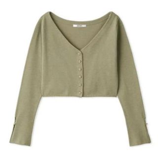 スナイデル(SNIDEL)のSNIDEL♡メタルボタンクロップドカーデ(カーディガン)
