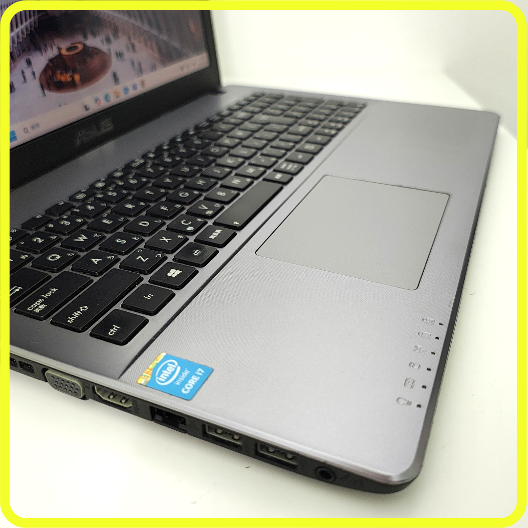 ASUS(エイスース)のCore i7　新品SSD512GB⭐️windows11ノートパソコン　573 スマホ/家電/カメラのPC/タブレット(ノートPC)の商品写真