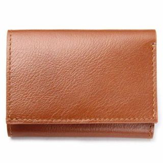 小さい 三つ折り財布 本革 小銭入れ 定期 パス ケース メンズ レディース(折り財布)