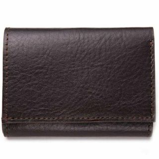 小さい 三つ折り財布 本革 ミニ ウォレット 小銭入れ 定期 パス ケース(折り財布)