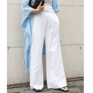 ドゥーズィエムクラス(DEUXIEME CLASSE)のドゥーズィエムクラス未使用Cotton Linen Relax パンツ(カジュアルパンツ)