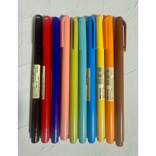 匿名配送 無印良品 水性サインペン 細字 全色10本セット