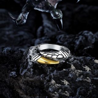 再入荷！　指輪　リング　鷹　爪　ドラゴン　アクセ　メンズ レディース s925