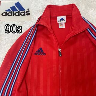 アディダス(adidas)の90s 万国旗タグ アディダス 日本製 刺繍ロゴ　トラック　ジャージ　日本製　M(ジャージ)