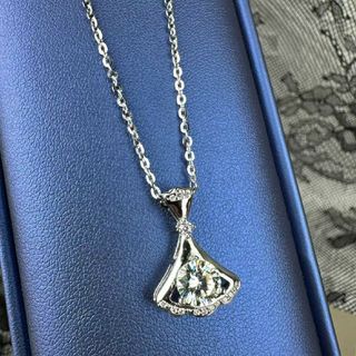 極美品⭐️レディース ダイヤモンド ネックレス 1カラット K18刻印 【中古】(ネックレス)