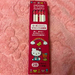ミツビシエンピツ(三菱鉛筆)のハローキティ 2B鉛筆 6本入り 六角軸(鉛筆)
