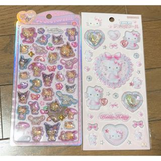 ハローキティ(ハローキティ)の【完売品】2点セット　サンリオ　ハローキティ　ジュエルシール　(シール)