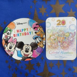 ディズニー(Disney)のダッフィー　20周年ステッカー★ディズニーストア　バースデーステッカー(シール)