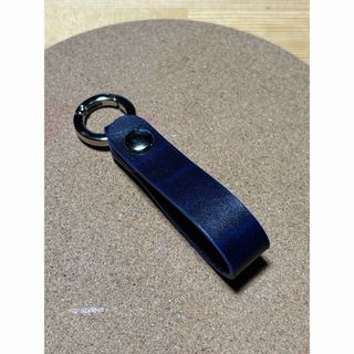 ベルトループキーホルダー　ベルギー産ルガト　ハンドメイド
