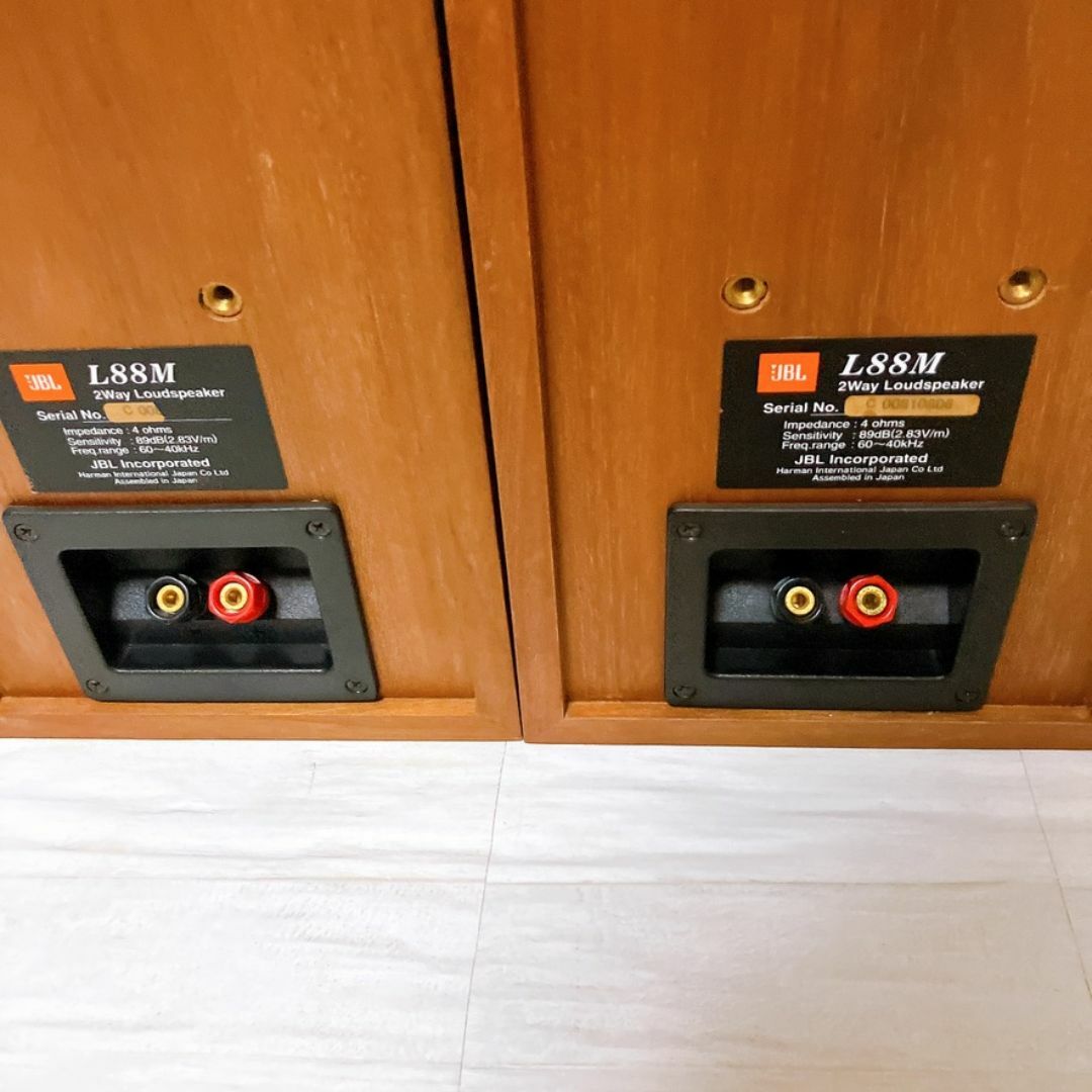 JBL - JBL L88M スピーカーシステム ペア コンパクト 木目