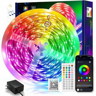 LEDテープライト LEDテープ 10M【最新 RGB1600万色 ア