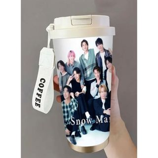 新品 540ml 保温保冷 ストロー付 ステンレスタンブラー snowman 