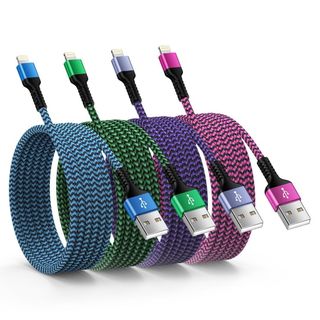 【新着商品】Ocbuo iphone 充電ケーブル 【1.8m/4本組/4色/M