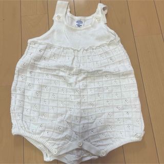ファミリア　ロンパース　70 夏用ニット
